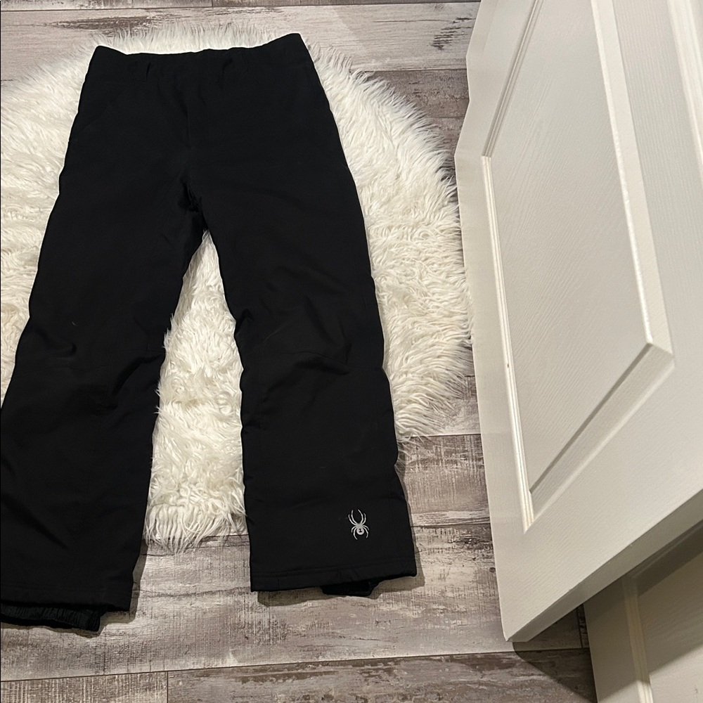 SPYDER Black Ski Pants with Logo